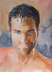Ole Z.  Aquarell