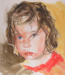 Leni Z. - Aquarell -