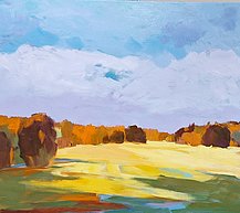 Albherbst - Öl auf Leinwand -90 x 80 cm