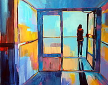 Hoffnung - Acryl auf Leinwand - 80 x 100